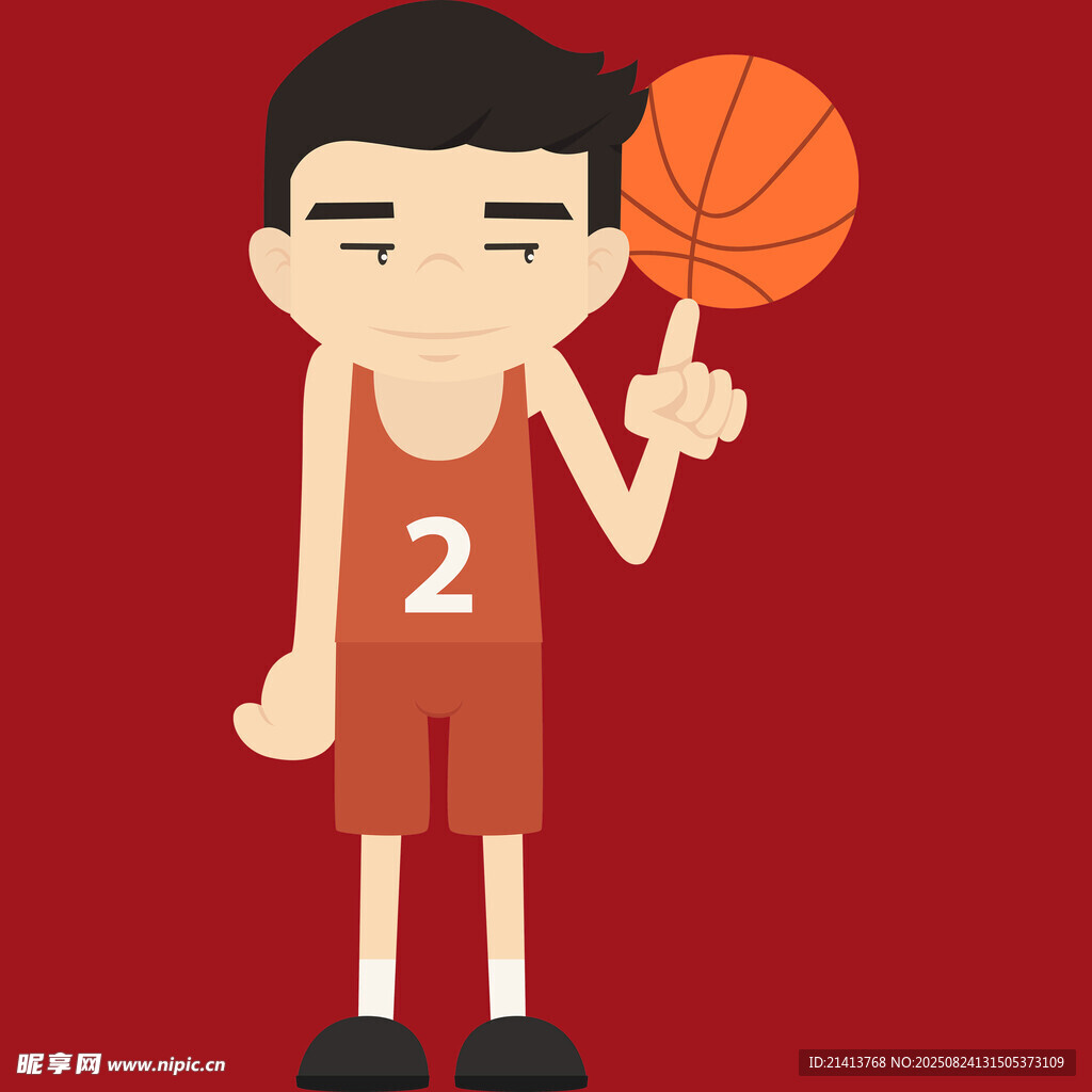篮球少年 手持篮球展活力
