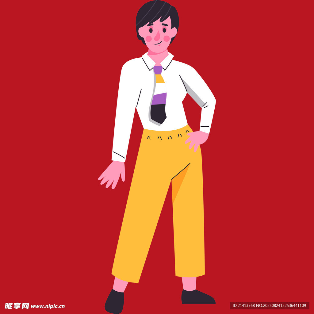 时尚穿搭男士形象展示