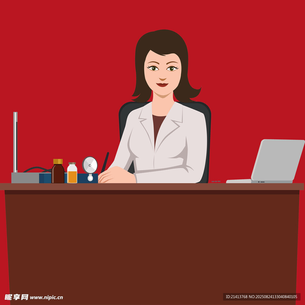 办公女性 专注思考瞬间
