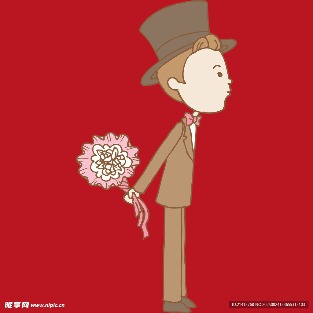绅士藏花准备浪漫惊喜