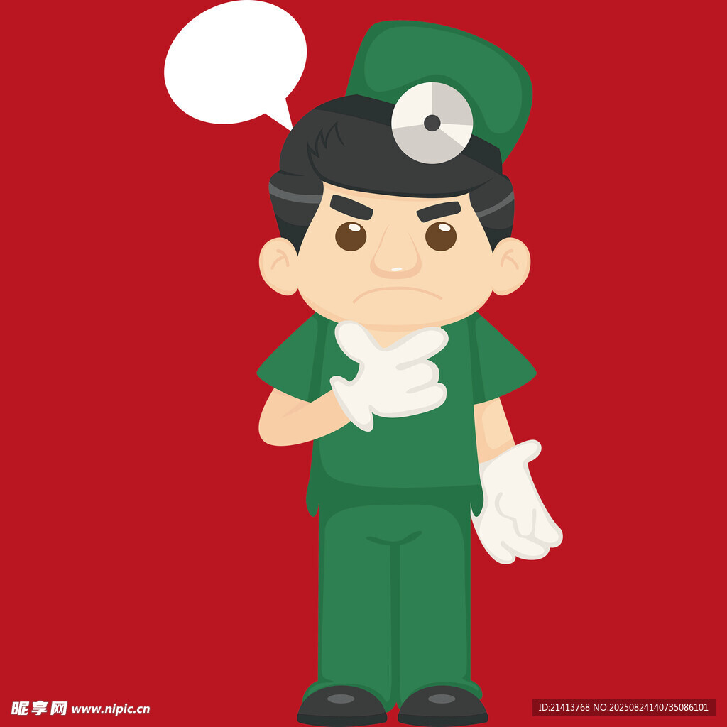 可爱医护卡通形象