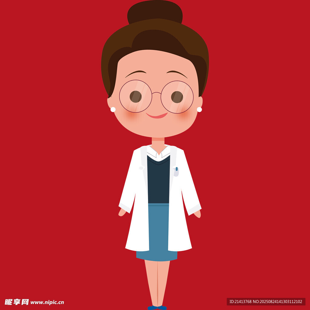 卡通女医生形象