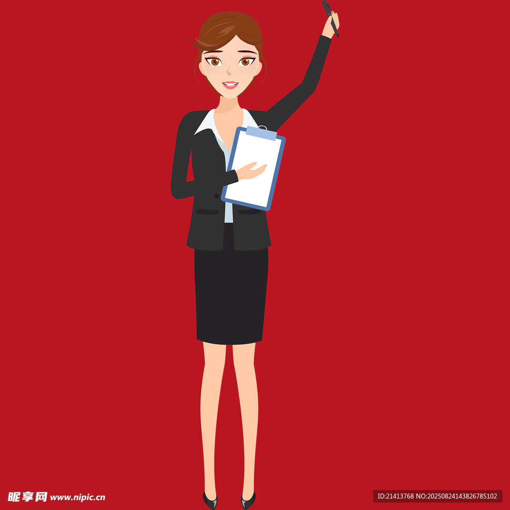 职业女性展示 自信风采