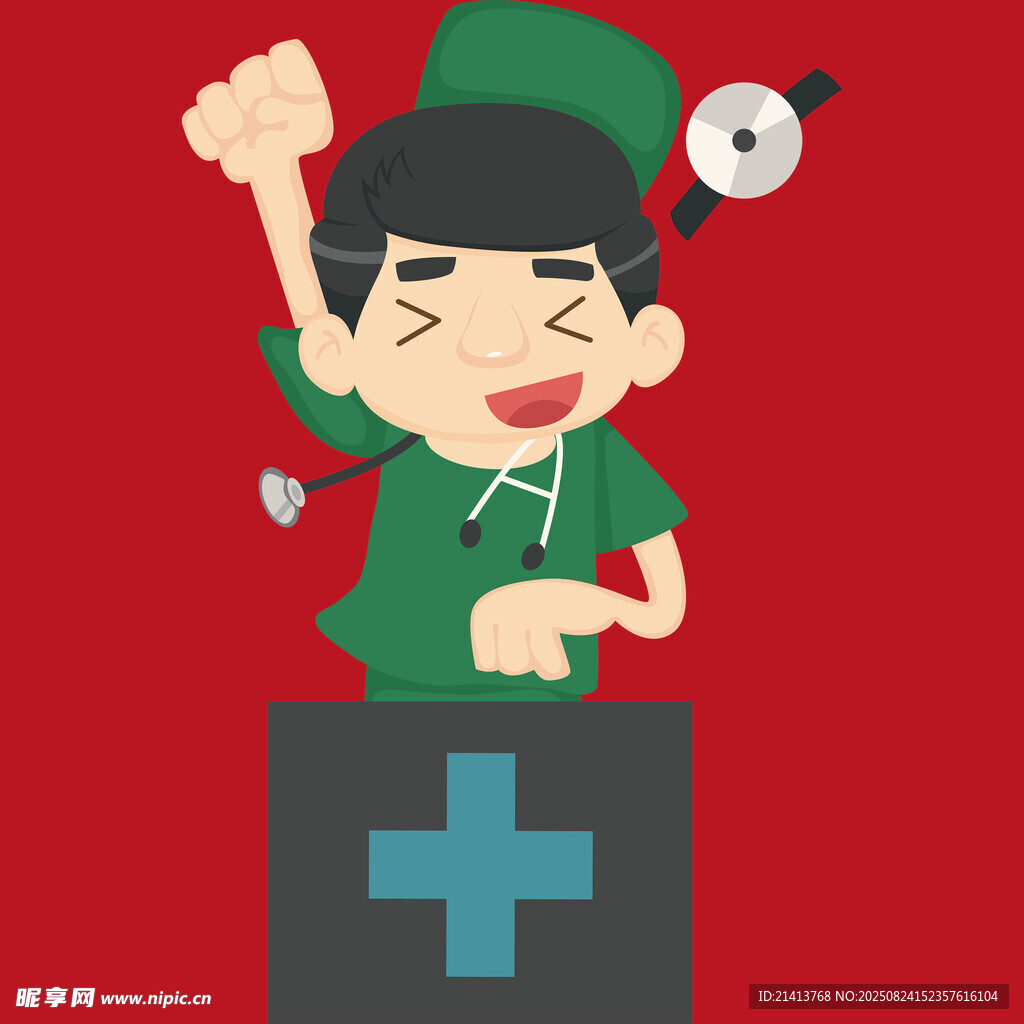 愤怒的医护人员