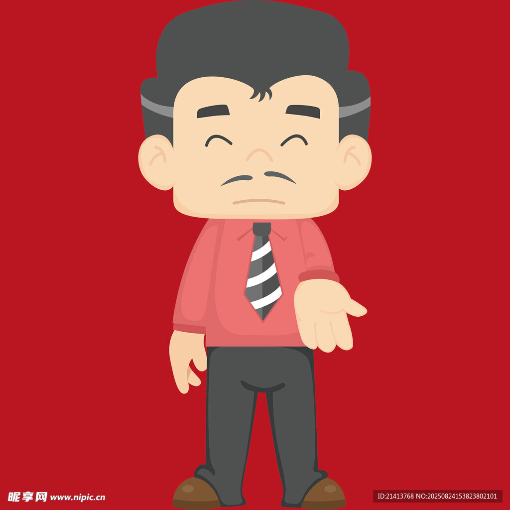 沮丧的商务男士