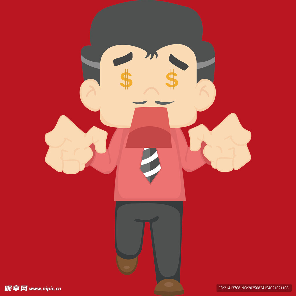 愤怒男子双手握拳显激动