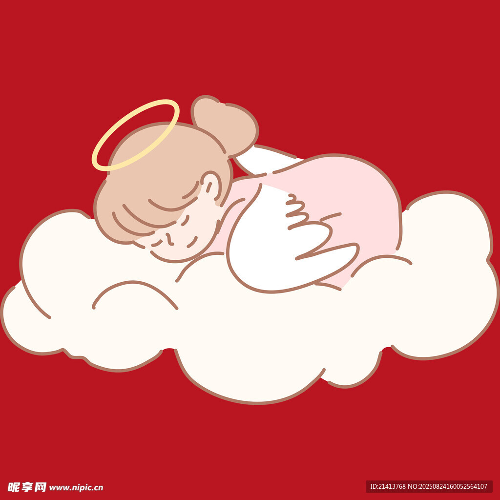 云端安睡的天使宝宝