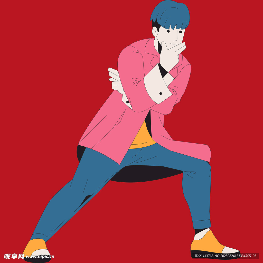 动感舞蹈男士形象