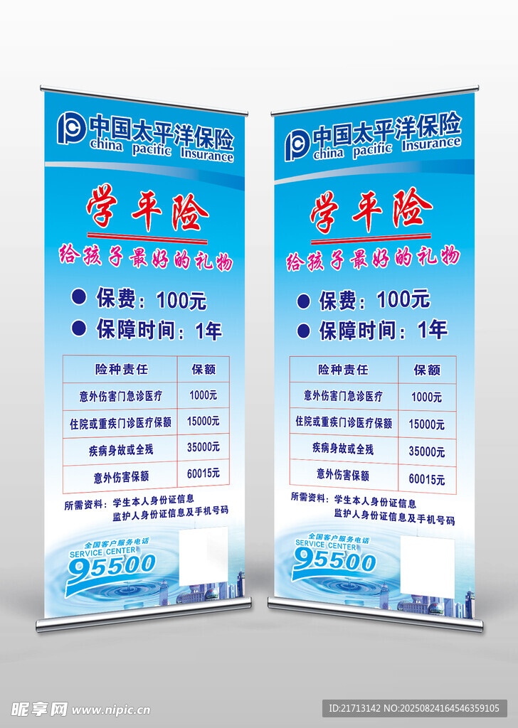太平洋保险 学平险