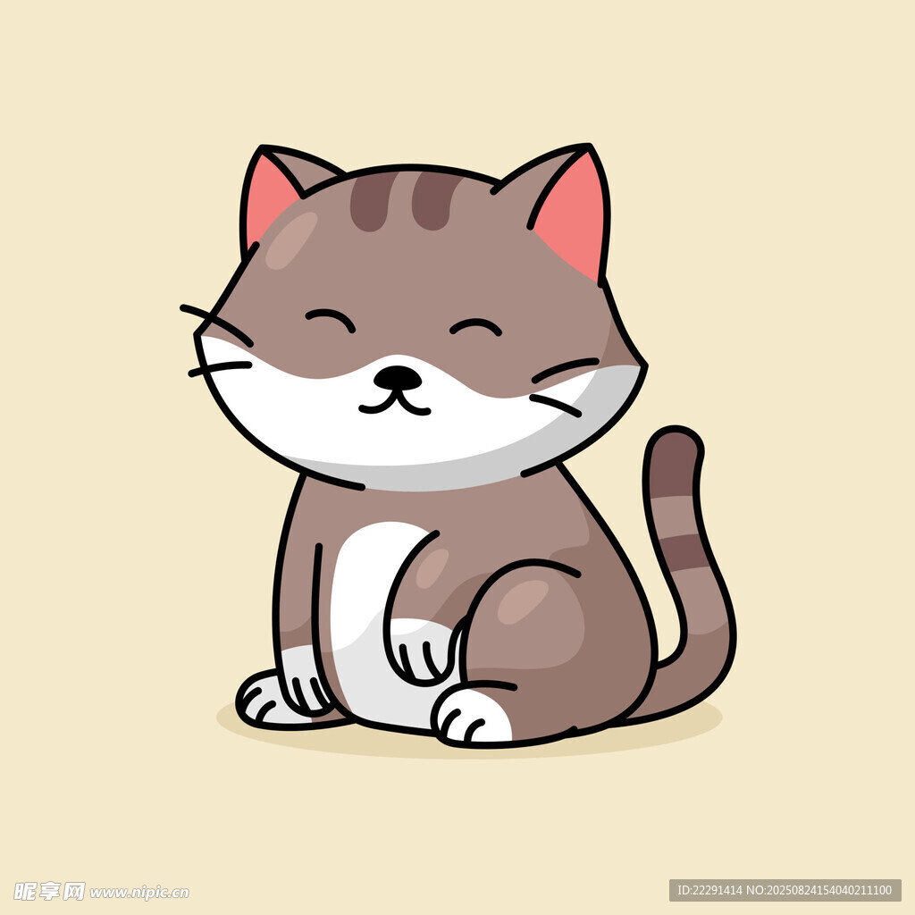 可爱猫咪卡通形象