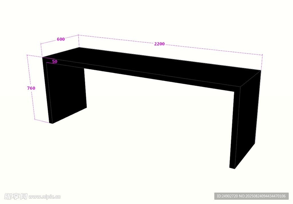 3d岛台效果图