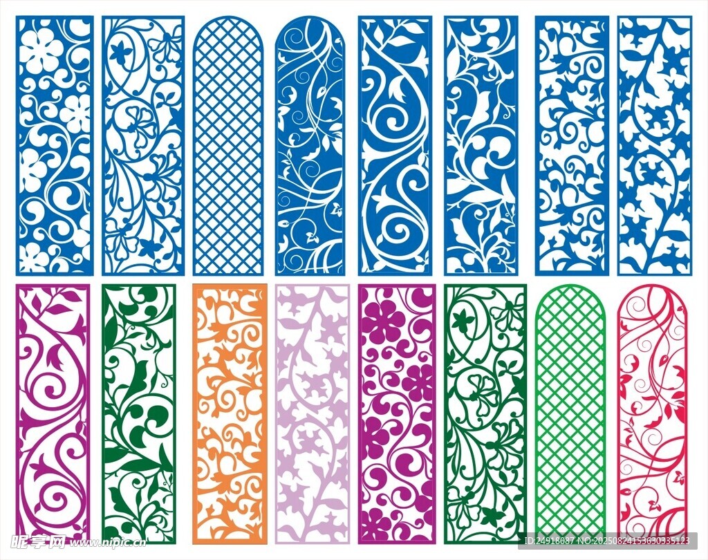 窗花 镂空花纹 屏风 隔断雕花