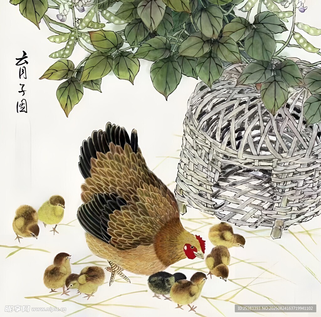 群鸡图