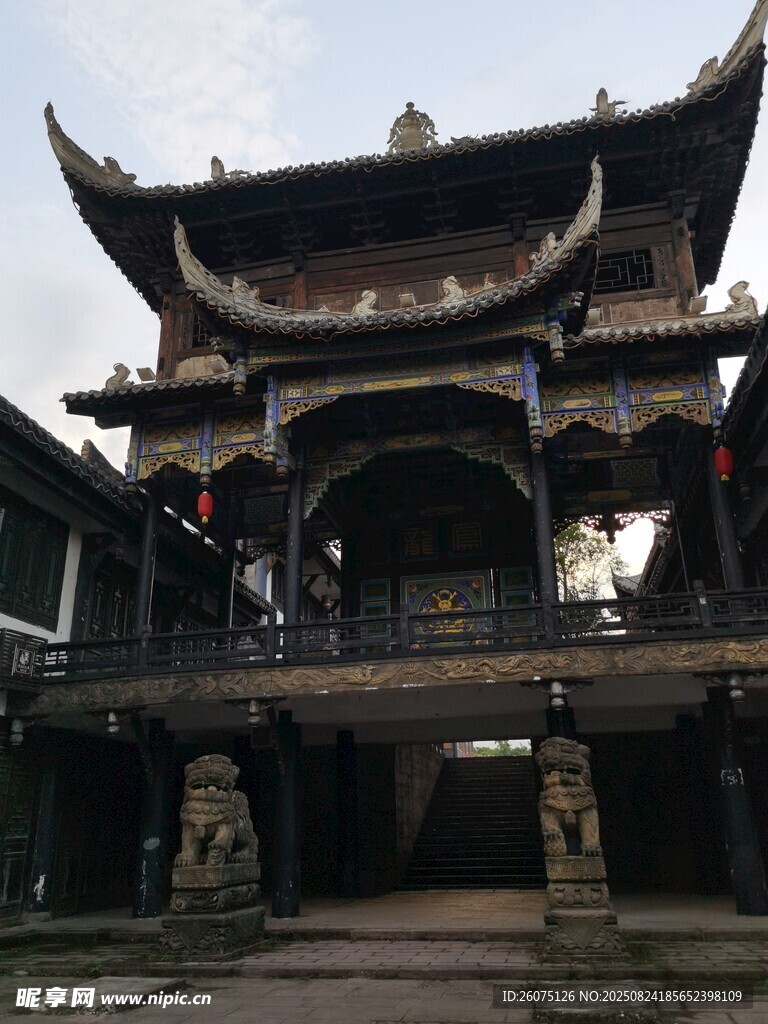 古色古香中式传统古建筑