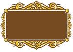 金色花纹边框