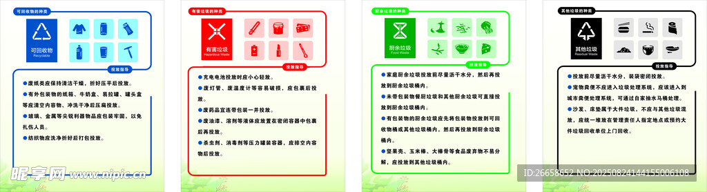 垃圾桶 垃圾分类说明
