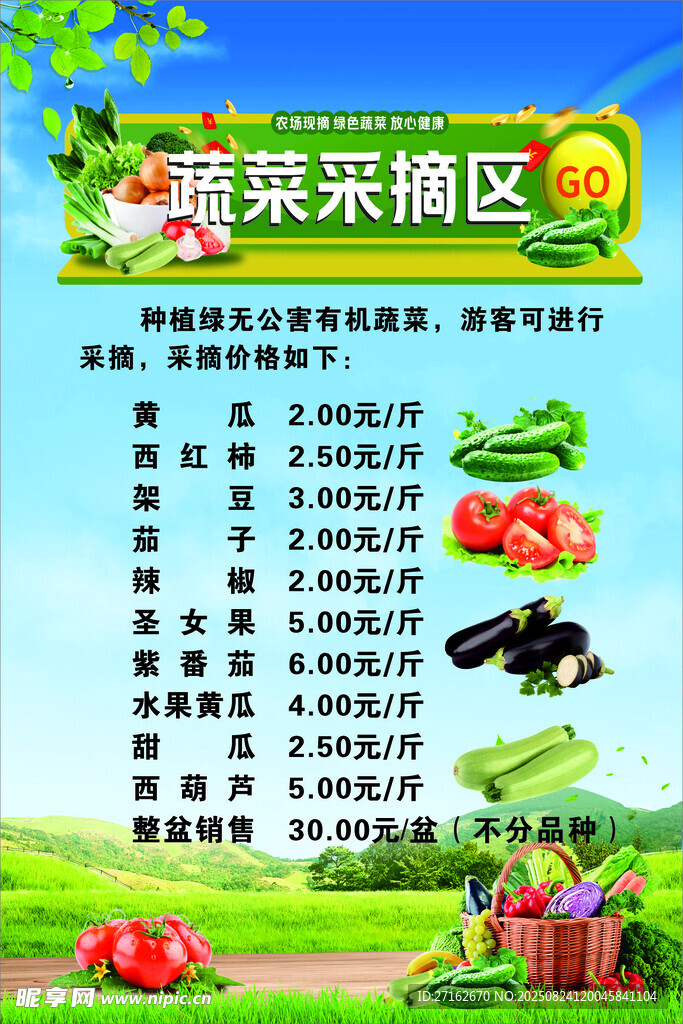 蔬菜采摘区