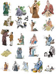 古代人物插画集