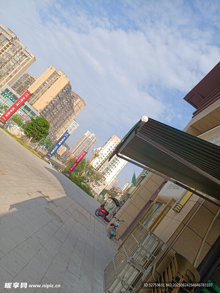 城市街景一角