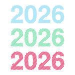 2026线条字