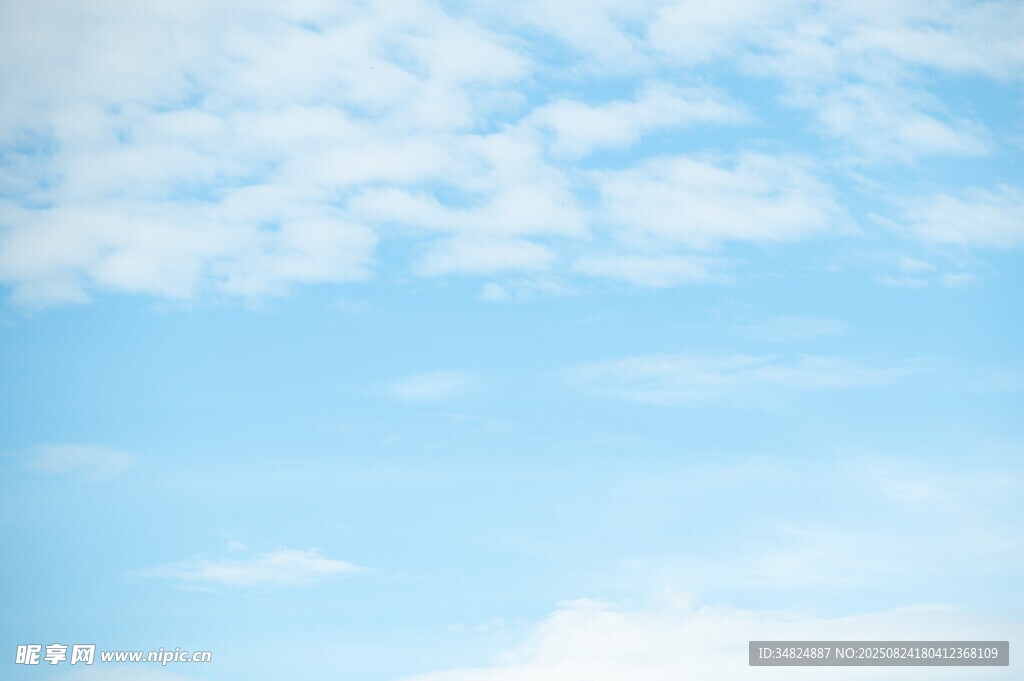 蓝天白云美景