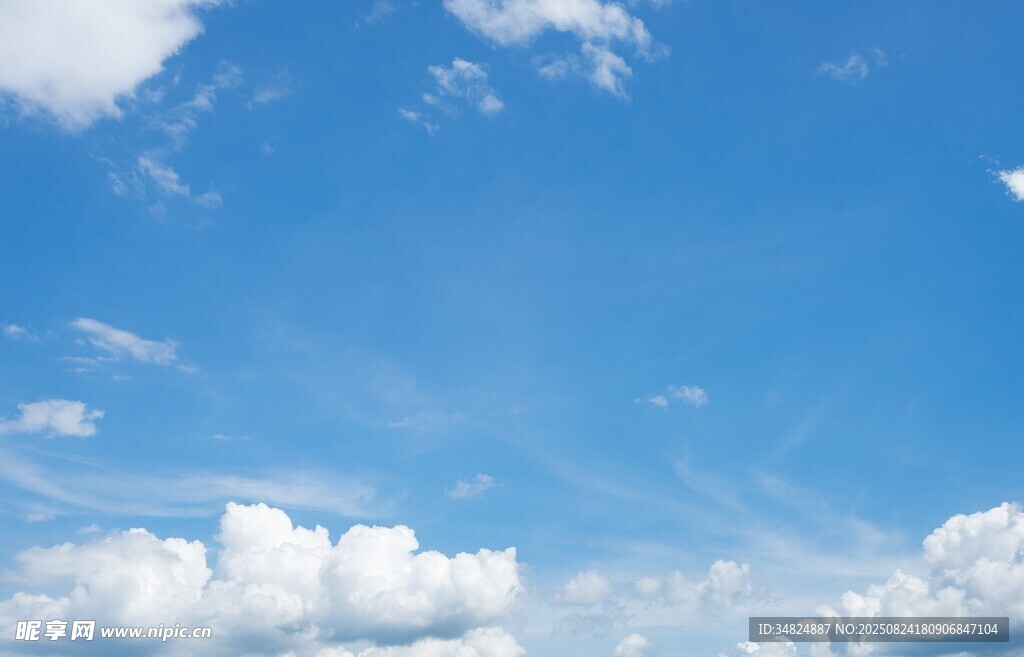 蓝天白云美景