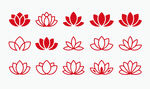 莲花图案