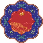 藏式传统刺绣图案