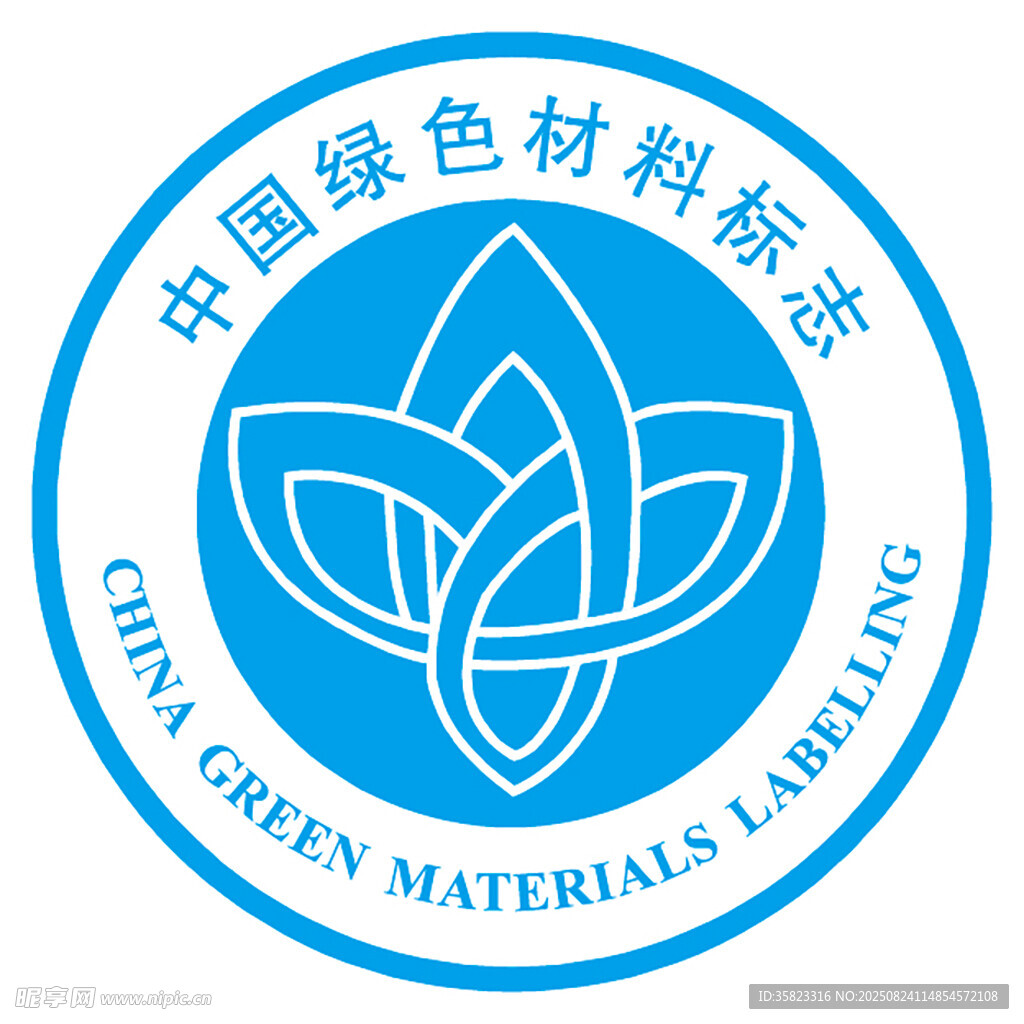 中国绿色材料标志图案