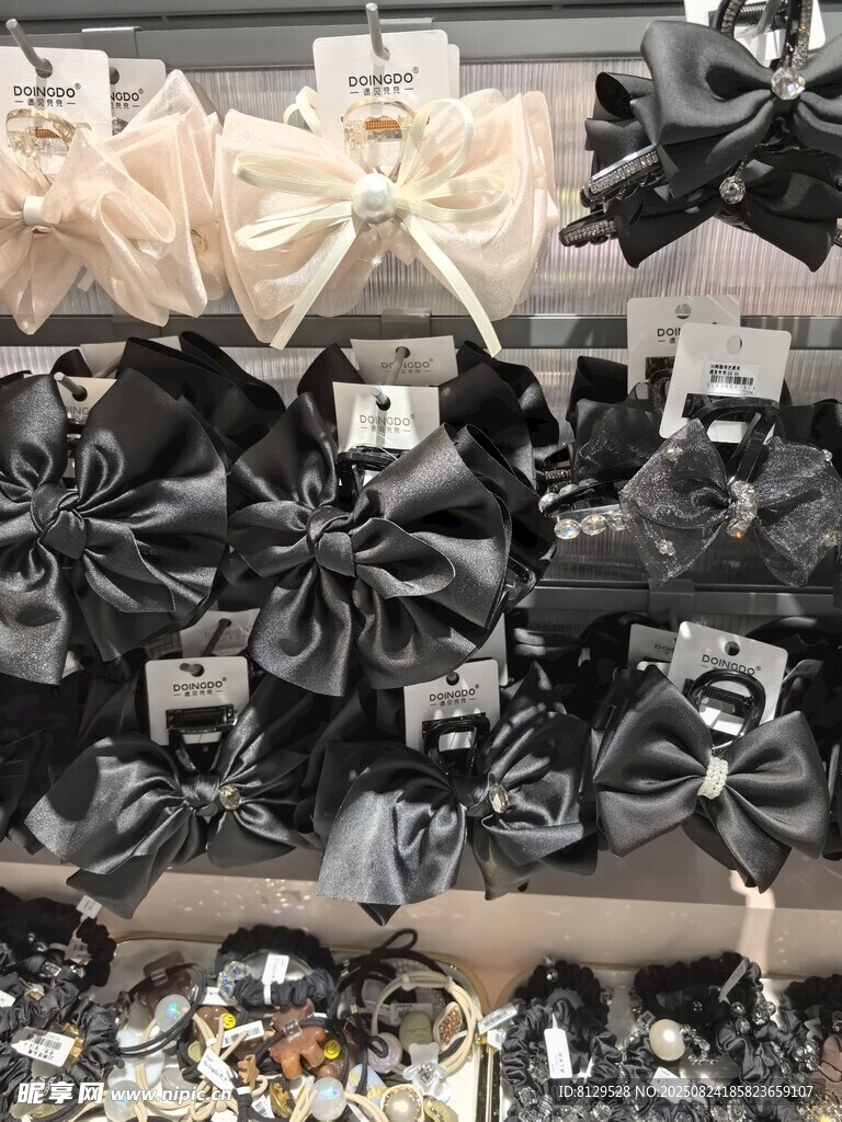 精美蝴蝶结陈列展示