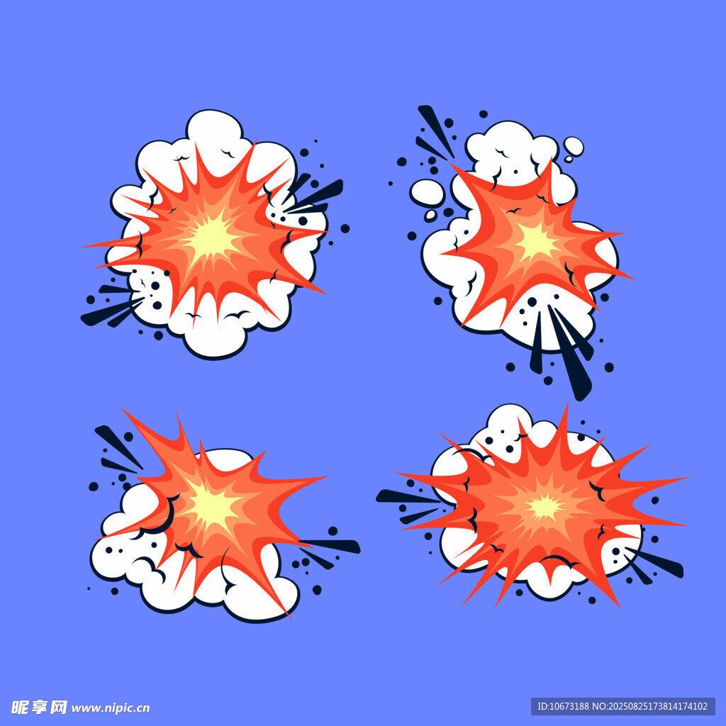 爆炸特效图案