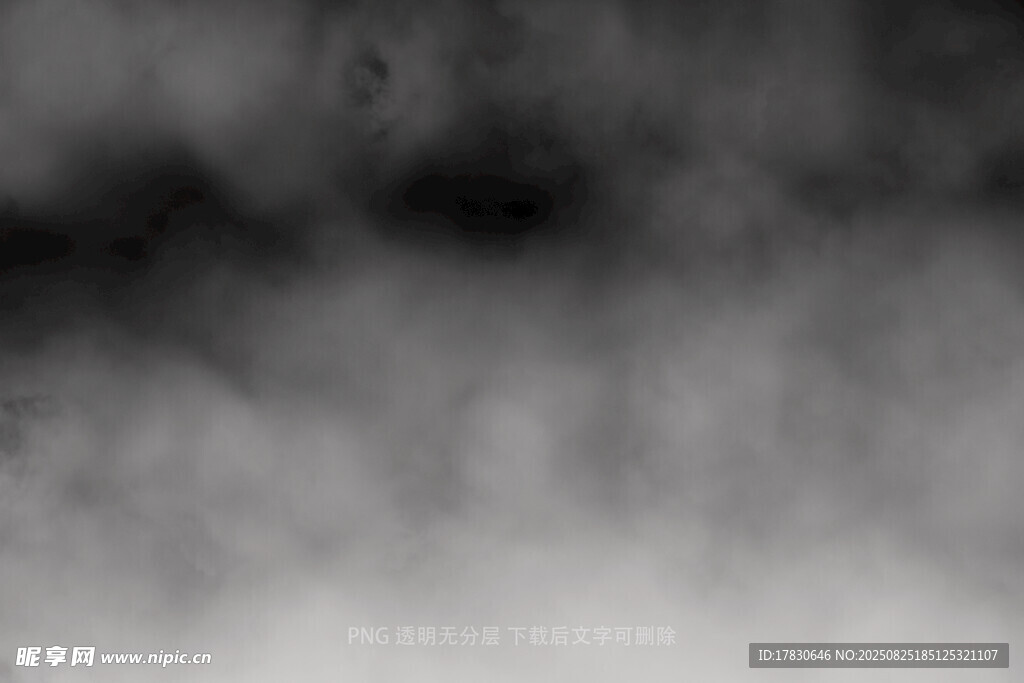 黑白烟雾背景纹理图