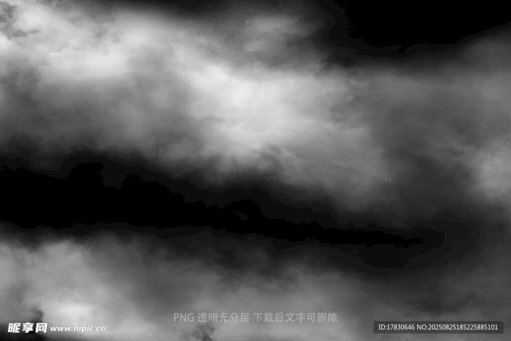 乌云密布的阴沉天空