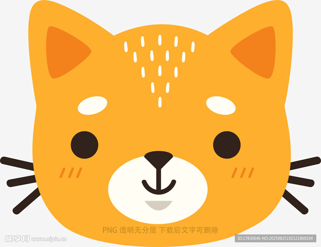 可爱卡通小猫头像