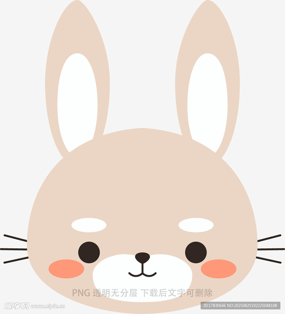可爱卡通兔子头像