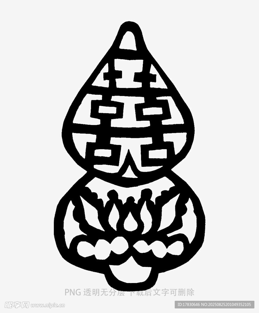 葫芦形吉祥图案