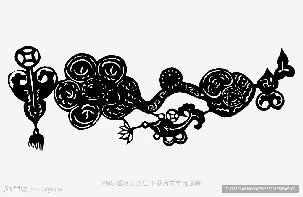 机械风藤蔓状创意元素