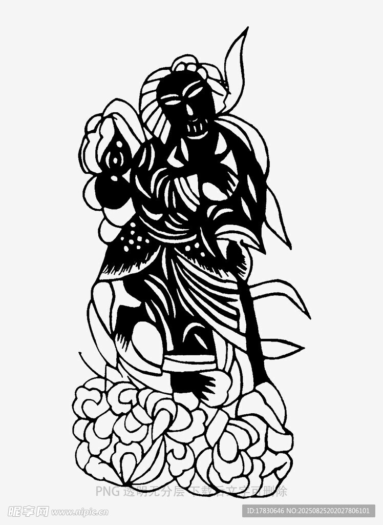 传统神话人物插画