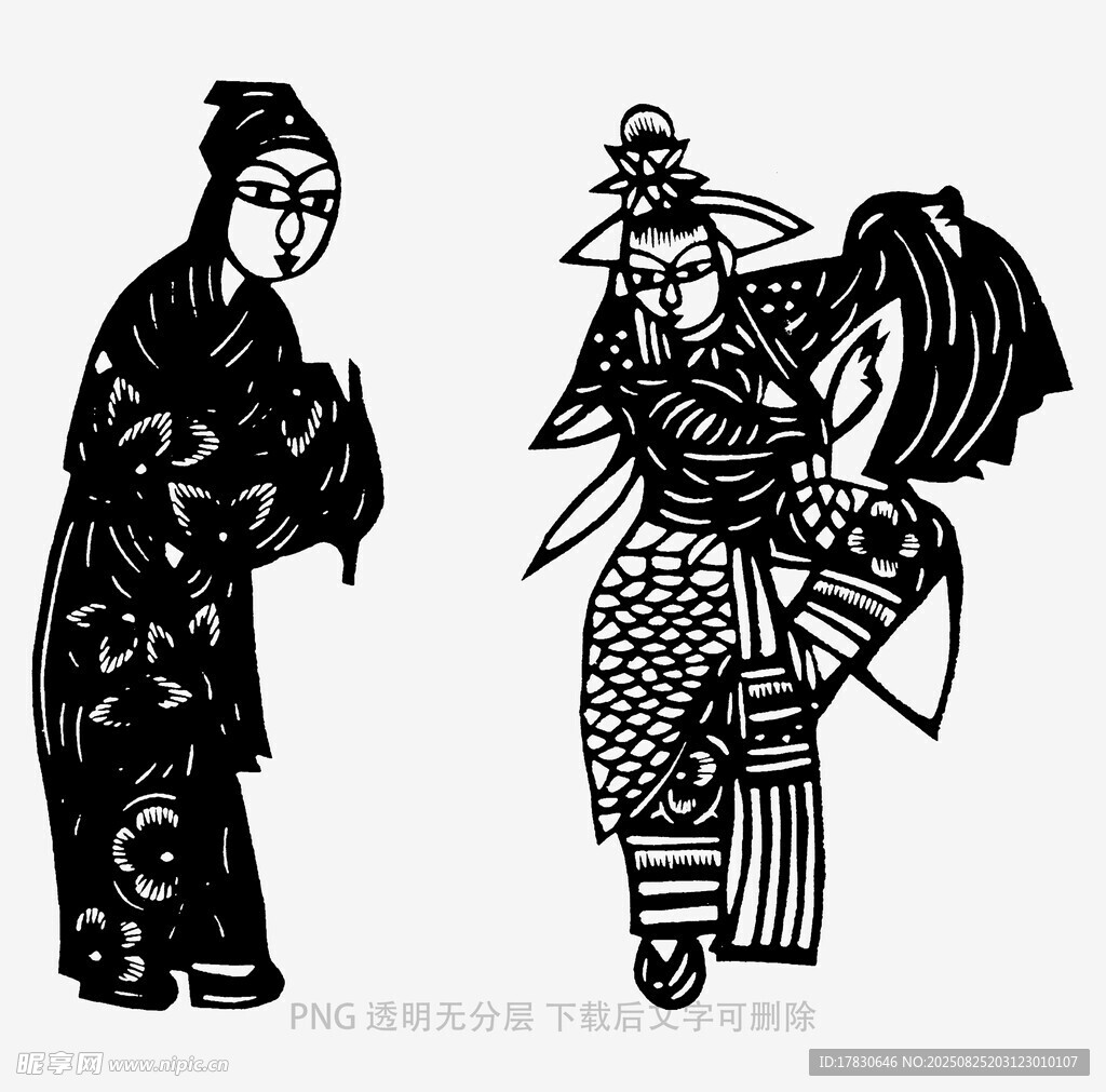 传统戏曲人物剪纸艺术