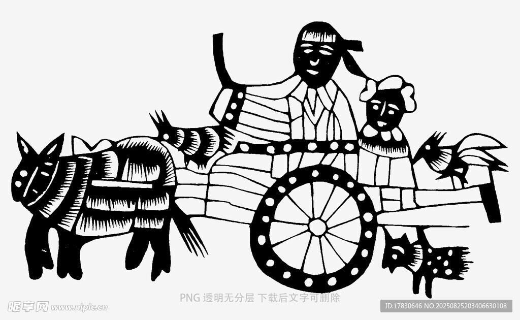 古代战车图案