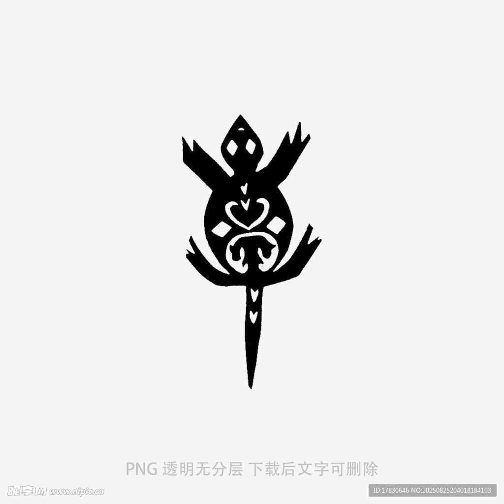 神秘图腾风格的独特图案