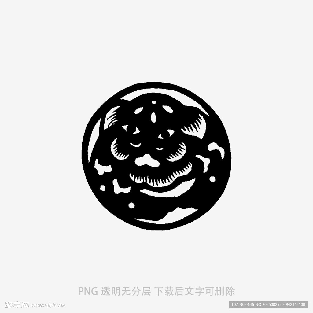 圆形抽象图案设计元素