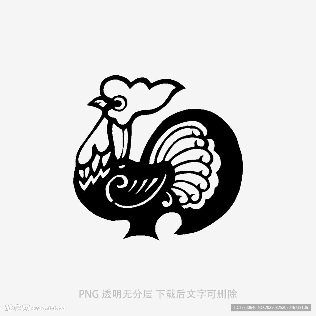 公鸡图案设计