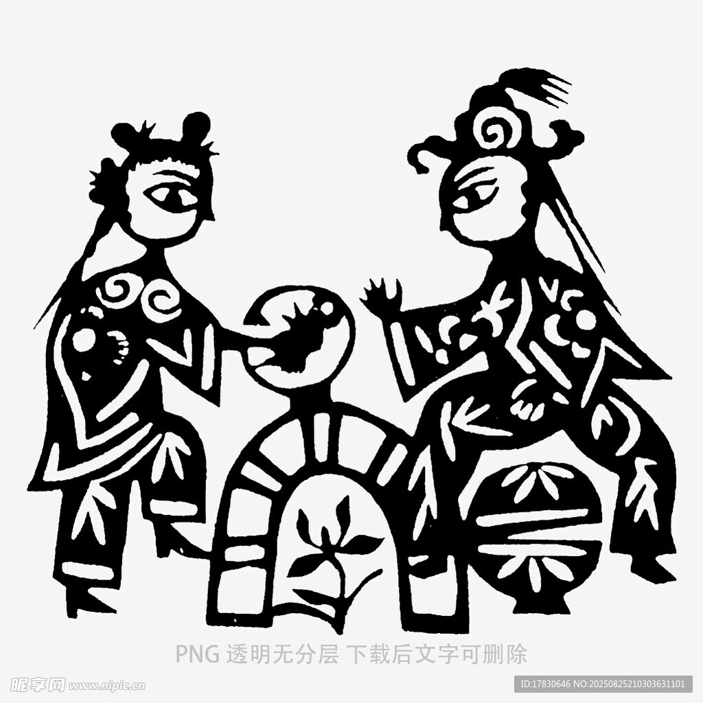 传统戏曲人物剪纸艺术