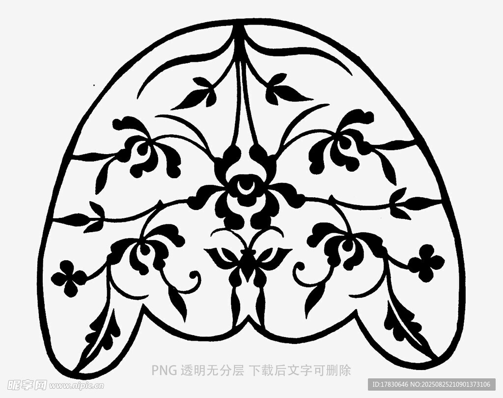 复古镂空花纹装饰图案