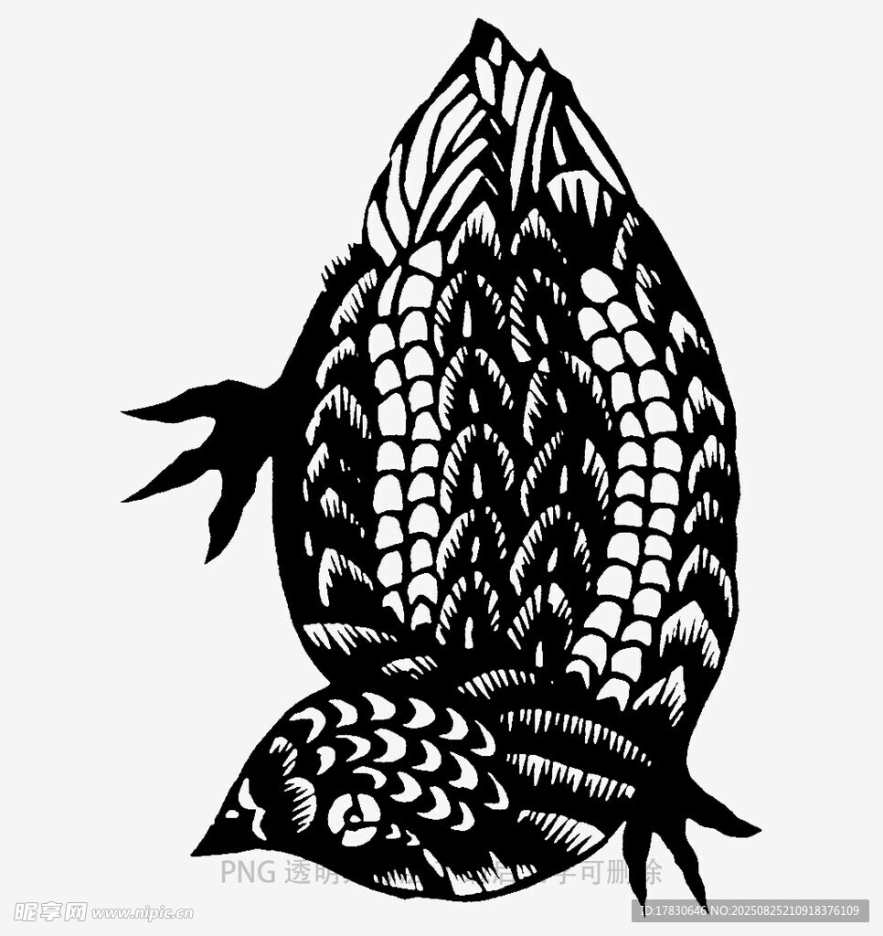 手绘玉米图案艺术插画