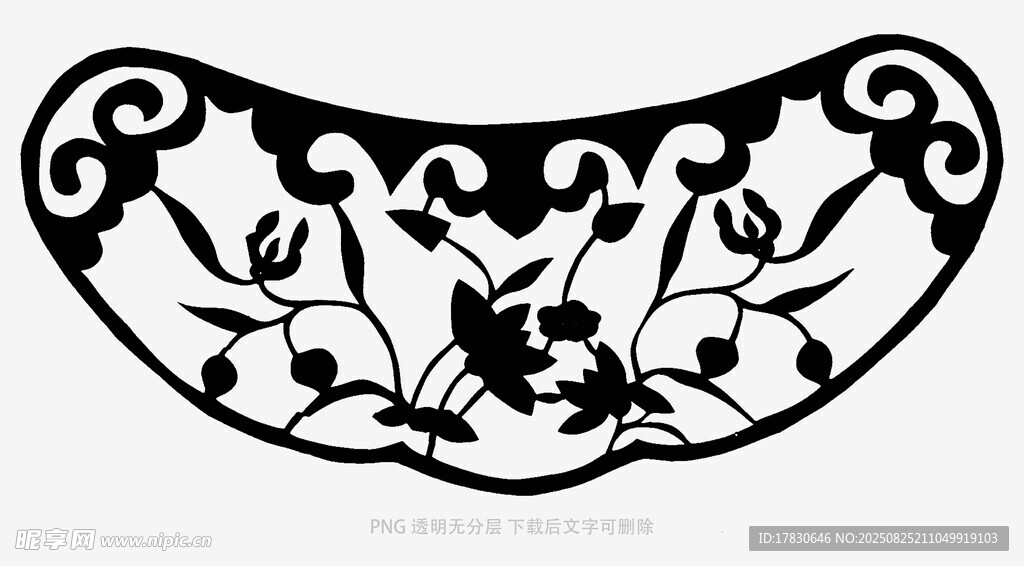 中式传统花纹镂空图案