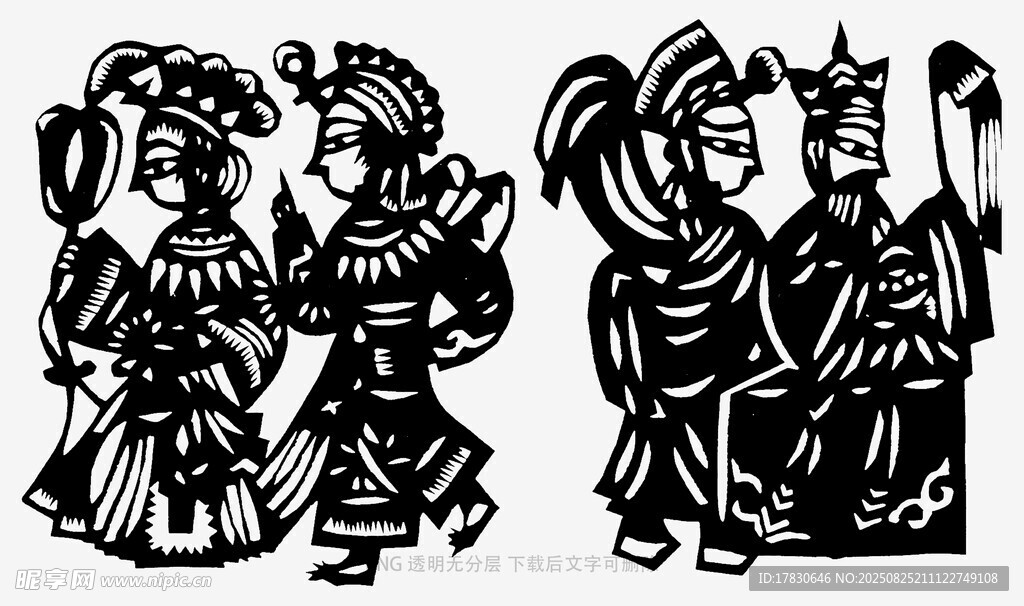 传统戏曲人物剪纸艺术