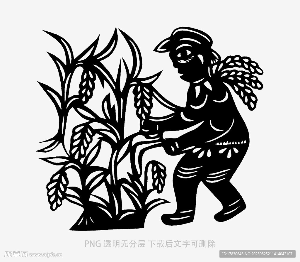 农民田间劳作剪影