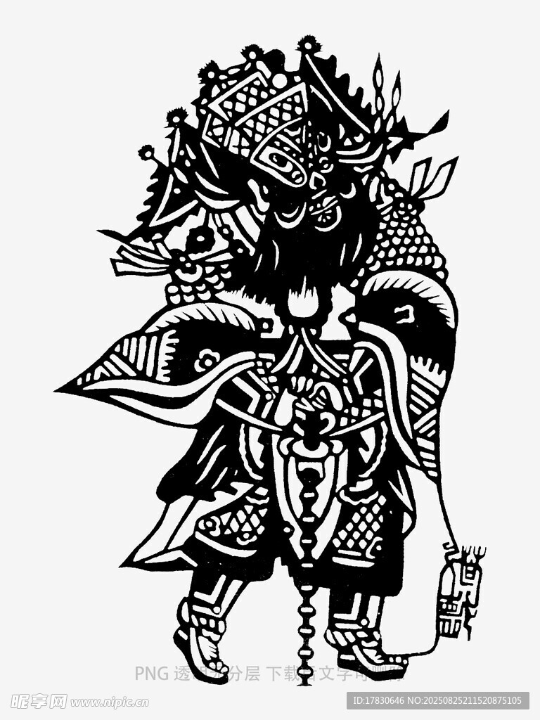 传统神话人物插画形象